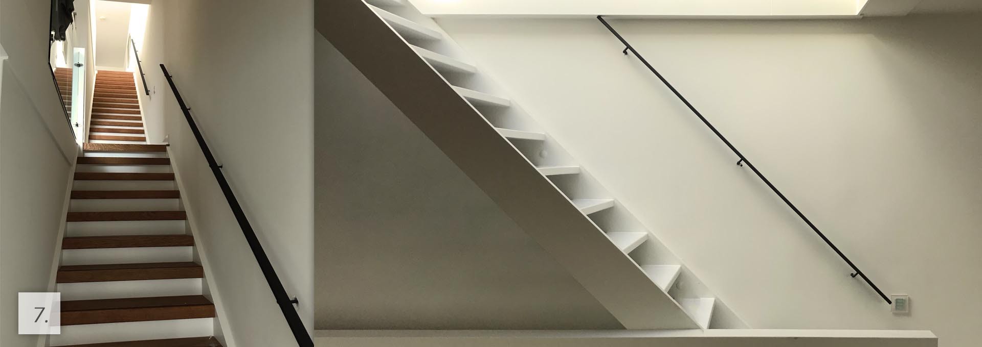 Valpartijen op de trap? Met een toffe stalen trapleuning is je trap stylisch en veilig!