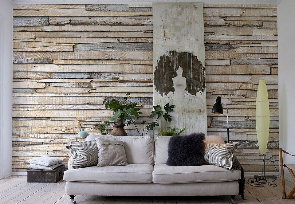 Muurtje pimpen? inspiratie voor je interieur Inspiratie behang woonkamer