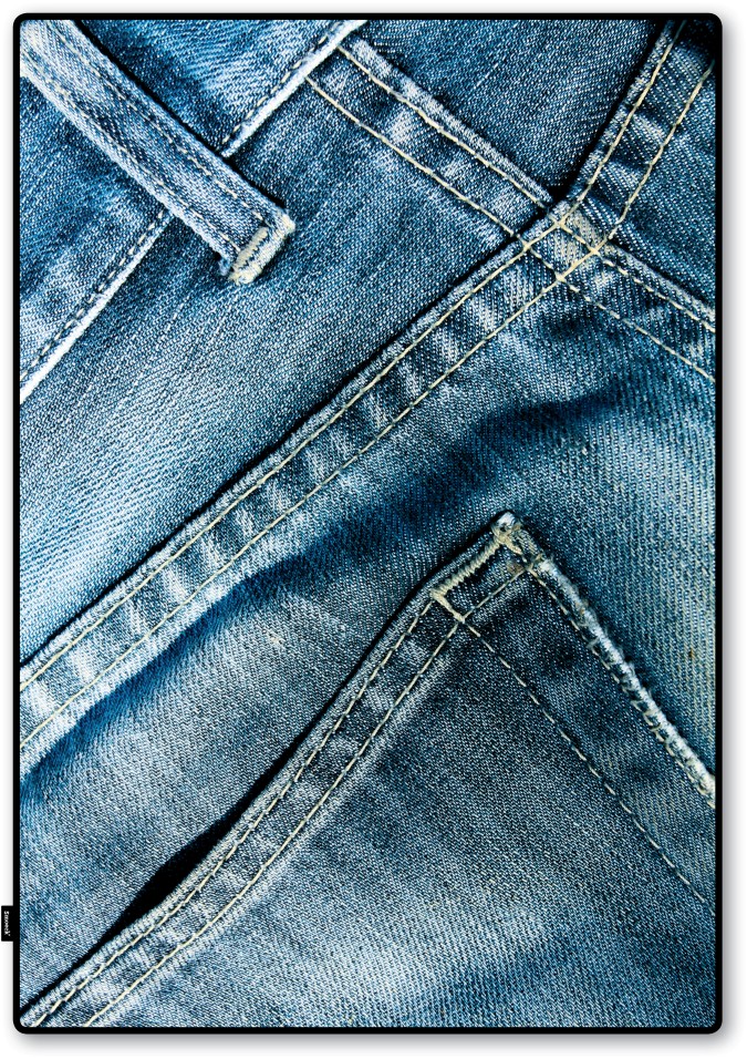 jeans vloerkleed
