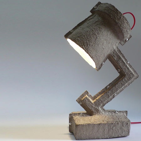  lamp van papierpulp